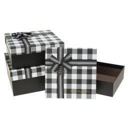 Pudełko na prezent Rozette (PUG-22157-KW set 3 pcs)
