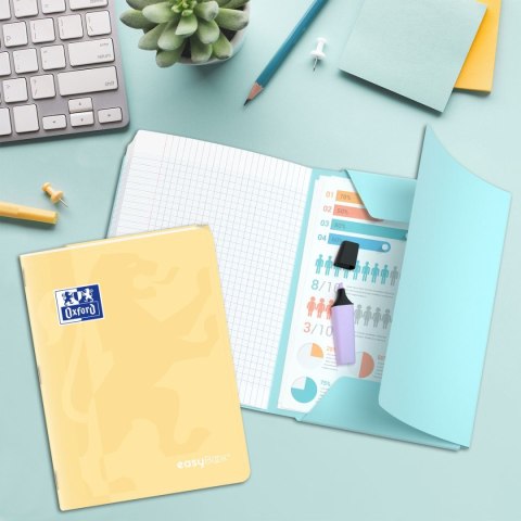 Zeszyt Oxford EASYBOOK PASTEL A5 60k. 90g krata (400161235) Zeszyt Oxford EASYBOOK PASTEL A5 60k. 90g krata (400161235)