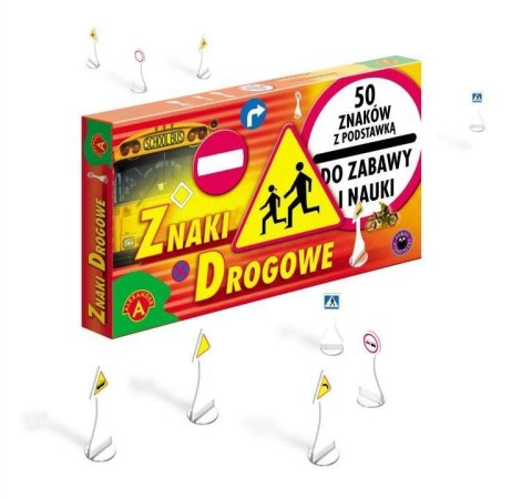 Gra edukacyjna Alexander znaki drogowe (0179)