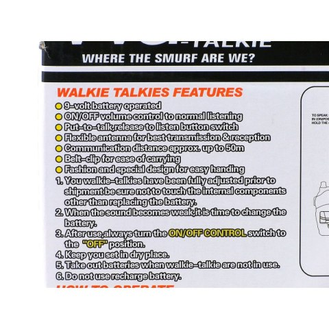 Walkie-talkie Adar WALKIE TALKIE (401471) Walkie-talkie Adar WALKIE TALKIE (401471)