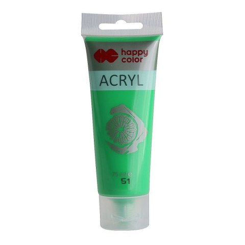 Farba akrylowa Happy Color kolor: zielona 75ml (HA 7370 0075-51) Farba akrylowa Happy Color kolor: zielona 75ml (HA 7370 0075-51)