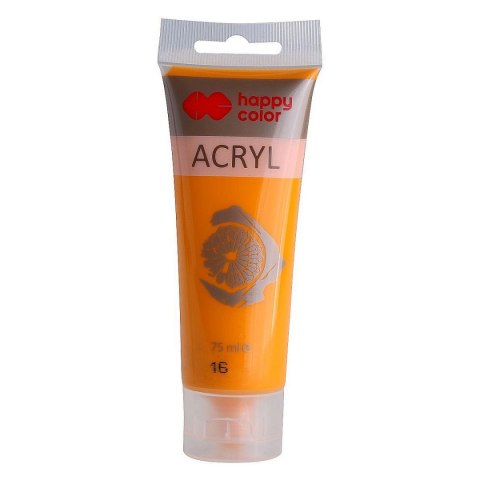 Farba akrylowa Happy Color kolor: żółty ciemny 75ml (HA 7370 0075-16) Farba akrylowa Happy Color kolor: żółty ciemny 75ml (HA 7370 0075-16)