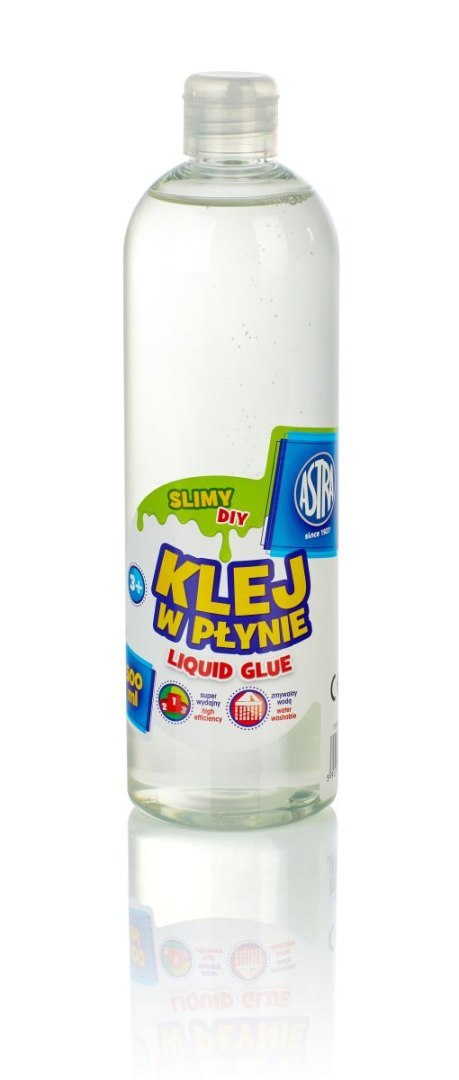 Klej w płynie Astra transparentyny 500ml Klej w płynie Astra transparentyny 500ml