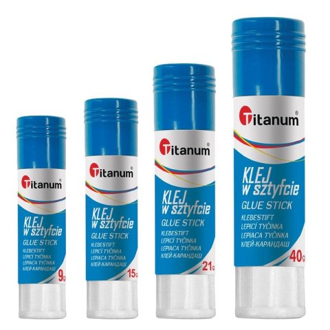 Klej w sztyfcie Titanum PVA new 9g Klej w sztyfcie Titanum PVA new 9g