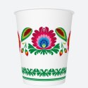 Kubek jednorazowy Pol-mak daisy papier 250ml (01)