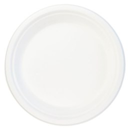 Talerz jednorazowy Arpex trzcina cukrowa 23 cm papier śr. 230mm 6 szt (KG8006)