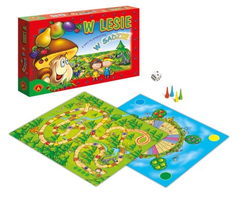 Gra planszowa Alexander w lesie, w sadzie Gra planszowa Alexander w lesie, w sadzie