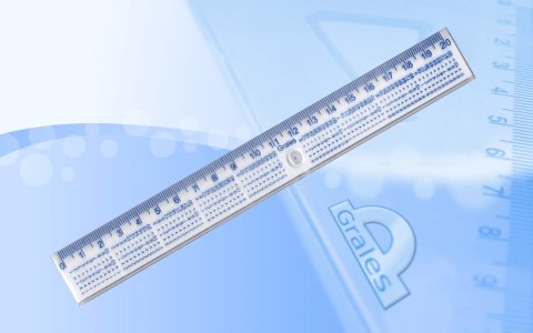 Linijka Grales plastikowa 20 cm (L20T) Linijka Grales plastikowa 20 cm (L20T)