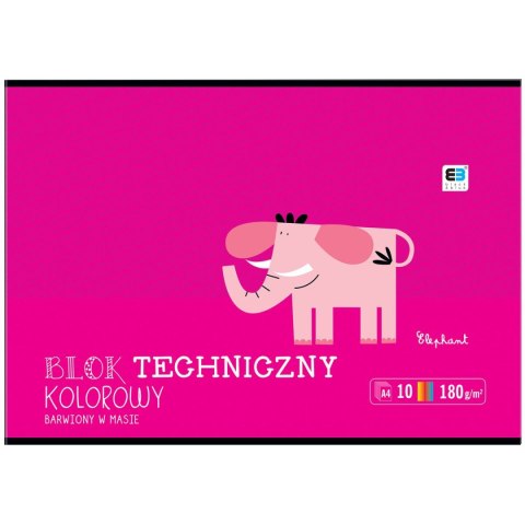 Blok techniczny Interdruk B&B KIDS A4 mix 180g 10k (BLTKA4LUXB&B) Blok techniczny Interdruk B&B KIDS A4 mix 180g 10k (BLTKA4LUXB&B)