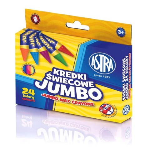 Kredki świecowe 24 kol. Astra Kredki świecowe 24 kol. Astra