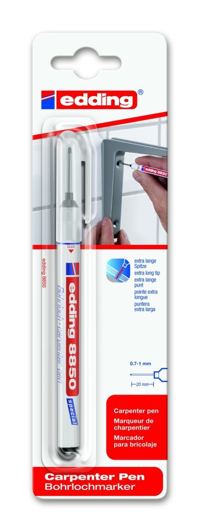 Marker specjalistyczny Edding czarny 1,0mm (ED-8850-1-4001) Marker specjalistyczny Edding czarny 1,0mm (ED-8850-1-4001)