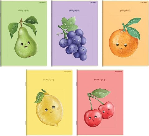 Zeszyt Top 2000 HAPPY FRUITS A5 32k. 70g krata (400183790) Zeszyt Top 2000 HAPPY FRUITS A5 32k. 70g krata (400183790)