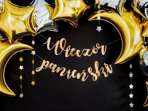 Baner Partydeco Baner Wieczór panieński, złoty, 150x21,5cm (GRL87-019M) Baner Partydeco Baner Wieczór panieński, złoty, 150x21,5cm (GRL87-019M)
