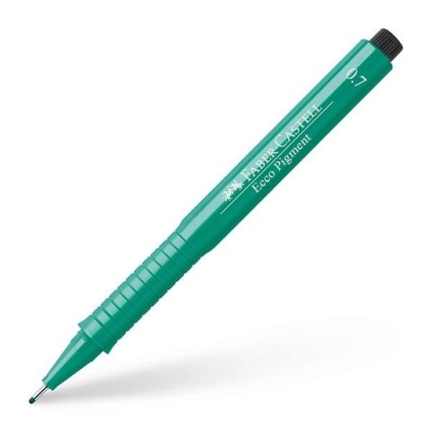 Cienkopis kreślarski Faber Castell Ecco Pigment zielony 0,7mm 1kol. (166763)