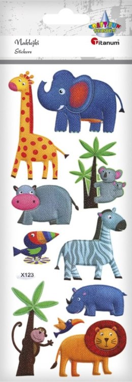 Naklejka (nalepka) Craft-Fun Series zwierzęta afrykańskie Titanum (X123)