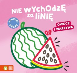 Książeczka edukacyjna Zielona Sowa Nie wychodzę za linię. Owoce i warzywa