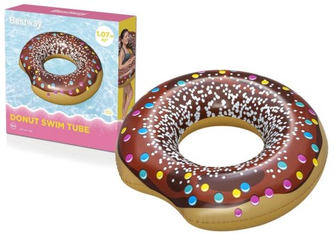 Koło do pływania Best Way Donut Pączek Brązowy 107 cm (17027) Koło do pływania Best Way Donut Pączek Brązowy 107 cm (17027)