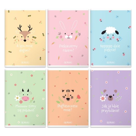 Zeszyt Herlitz Pastel Cute A5 32k. krata (9553934) Zeszyt Herlitz Pastel Cute A5 32k. krata (9553934)