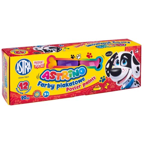 Farby plakatowe Astrino kolor: mix 20ml 12 kolor. (301221004) Farby plakatowe Astrino kolor: mix 20ml 12 kolor. (301221004)