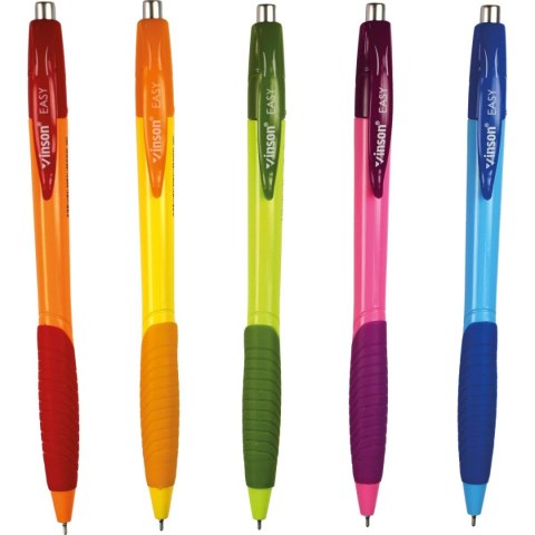 Długopis olejowy Vinson Easy 8501 niebieski 0,7mm Długopis olejowy Vinson Easy 8501 niebieski 0,7mm