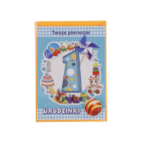 Kartka składana Top Graphic urodziny 1-5 lat B6 (5907786924894) Kartka składana Top Graphic urodziny 1-5 lat B6 (5907786924894)