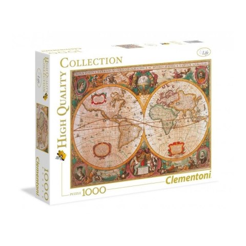 Puzzle Clementoni High Quality antyczna mapa 1000 el. (31229)