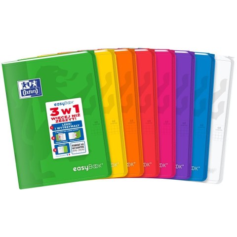 Zeszyt Oxford EASYBOOK A5 60k. 90g krata (400146693) Zeszyt Oxford EASYBOOK A5 60k. 90g krata (400146693)