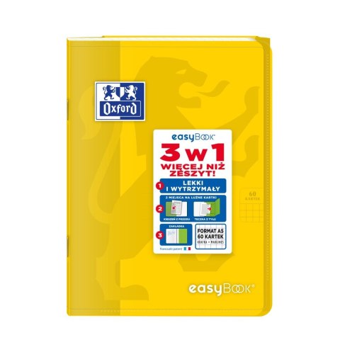 Zeszyt Oxford EASYBOOK A5 60k. 90g krata (400146693) Zeszyt Oxford EASYBOOK A5 60k. 90g krata (400146693)