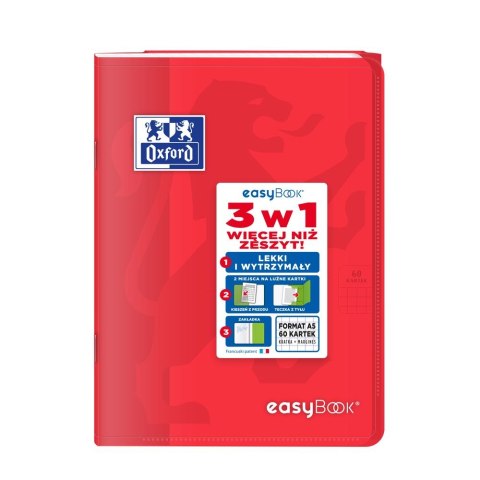 Zeszyt Oxford EASYBOOK A5 60k. 90g krata (400146693) Zeszyt Oxford EASYBOOK A5 60k. 90g krata (400146693)