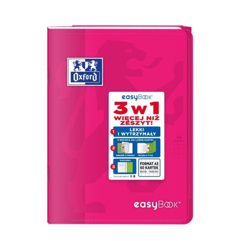 Zeszyt Oxford EASYBOOK A5 60k. 90g krata (400146693) Zeszyt Oxford EASYBOOK A5 60k. 90g krata (400146693)
