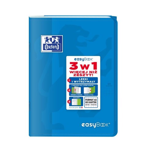 Zeszyt Oxford EASYBOOK A5 60k. 90g krata (400146693) Zeszyt Oxford EASYBOOK A5 60k. 90g krata (400146693)