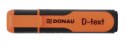 Zakreślacz Donau D-Text pomarańczowy 1,0-5,0mm (7358001PL-12)