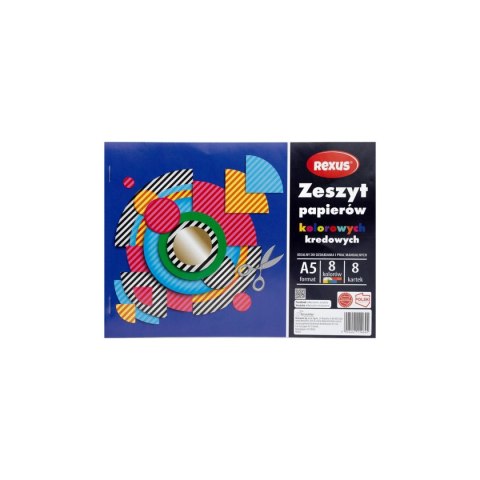 Zeszyt papierów kolorowych kredowe A5 Beniamin (4645)