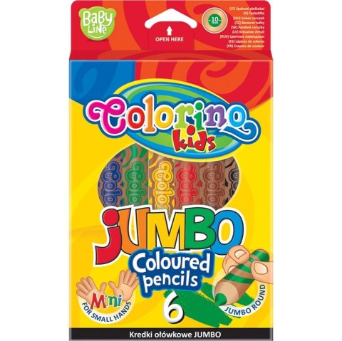 Kredki ołówkowe Patio Colorino Jumbo 6 kol. (33121) Kredki ołówkowe Patio Colorino Jumbo 6 kol. (33121)