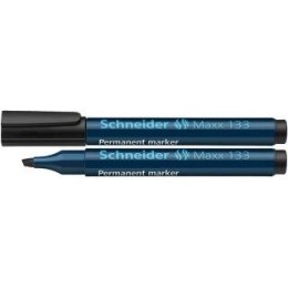 Marker permanentny Schneider Maxx 133 czarny 4,0mm ścięta końcówka (SR113301)