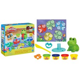 Masa plastyczna dla dzieci Playdoh zestaw żaba nauka kolorów mix (F6926)