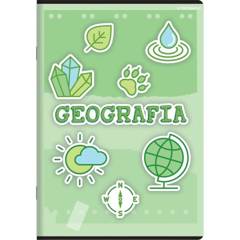 Zeszyt Top 2000 geografia mix A5 60k. 70g krata (400168980) Zeszyt Top 2000 geografia mix A5 60k. 70g krata (400168980)