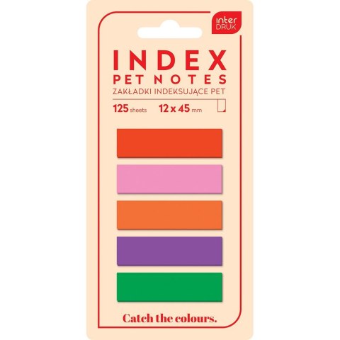 Zakładki indeksujące Interdruk PET CATCH THE COLOUR 125k [mm:] 120x450 (5902277327161)