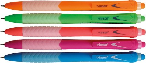 Długopis olejowy Vinson Fashion niebieskie 0,5mm (C4) Długopis olejowy Vinson Fashion niebieskie 0,5mm (C4)