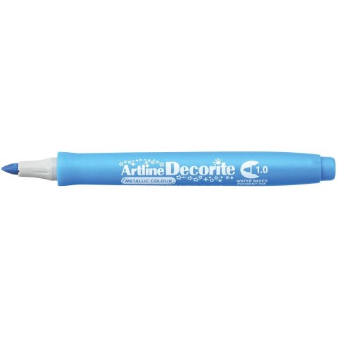 Marker permanentny Artline metaliczny decorite niebieski 1,0mm pędzelek końcówka (AR-033 1 8) Marker permanentny Artline metaliczny decorite niebieski 1,0mm pędzelek końcówka (AR-033 1 8)