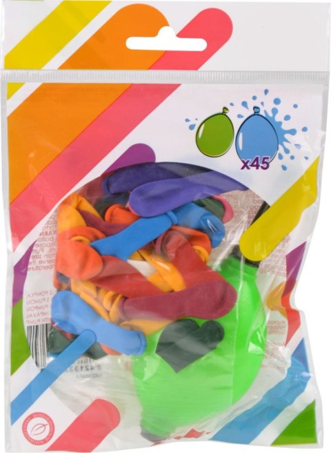 Balony wodne z pompką 45 szt Balony wodne z pompką 45 szt