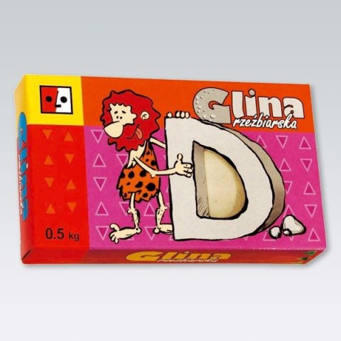 Glinka Spółdzielnia JEDNOŚĆ rzeźbiarska szary 500g Glinka Spółdzielnia JEDNOŚĆ rzeźbiarska szary 500g