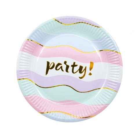 Talerz jednorazowy Godan Elegant Party papier śr. 200mm 8 szt (93673) Talerz jednorazowy Godan Elegant Party papier śr. 200mm 8 szt (93673)