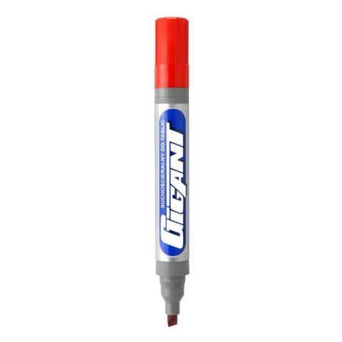 Marker suchościeralny Kamet suchościeralny czerwony 1,5-2,5mm ścięta końcówka Marker suchościeralny Kamet suchościeralny czerwony 1,5-2,5mm ścięta końcówka