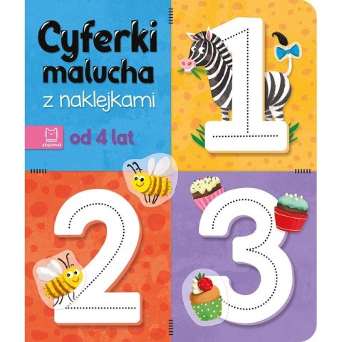 Książka dla dzieci Cyferki malucha z naklejkami. Od 4 lat Książka dla dzieci Cyferki malucha z naklejkami. Od 4 lat
