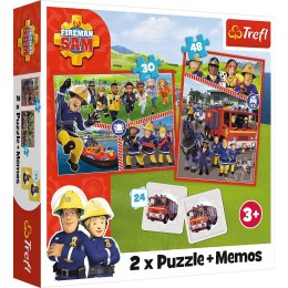 Puzzle Trefl Strażak Sam 2w1 el. (93334)