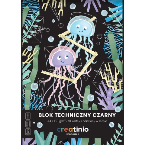 Blok techniczny Top 2000 Creatinio A4 czarny 160g 10k (400176681) Blok techniczny Top 2000 Creatinio A4 czarny 160g 10k (400176681)