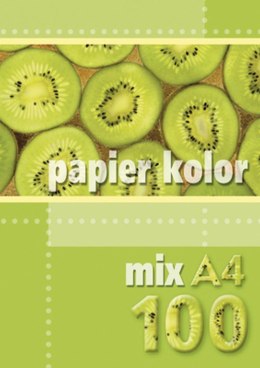 Papier kolorowy Kreska A4 mix 80g