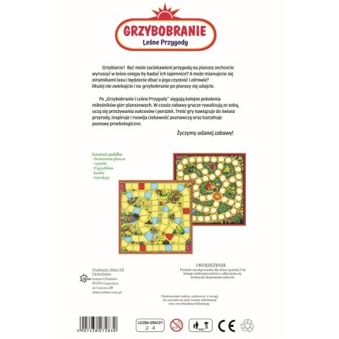 Gra planszowa Abino GRZUBOBRANIE LEŚNIE PRZYGODY grzybobranie Gra planszowa Abino GRZUBOBRANIE LEŚNIE PRZYGODY grzybobranie