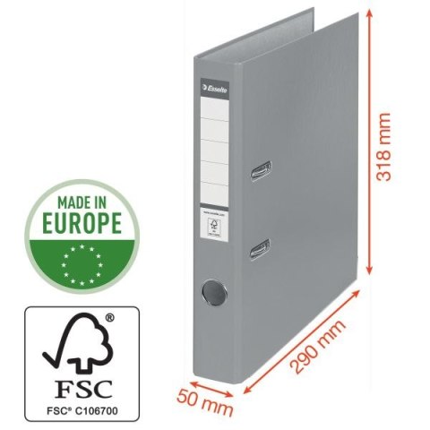 Segregator dźwigniowy Ekonomiczny A4 50mm zielony Esselte (81196) Segregator dźwigniowy Ekonomiczny A4 50mm zielony Esselte (81196)